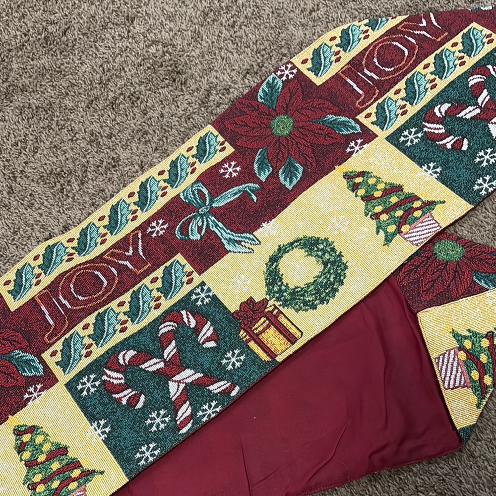 Festive Holiday Table Runner